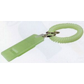 Glow-in-the-Dark Flat Whistle w/ Wrist Coil Key Chain